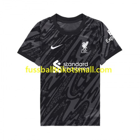 Fußballtrikots Liverpool Torwart 2024-2025 Kurzarm Heimtrikotsatz kaufen